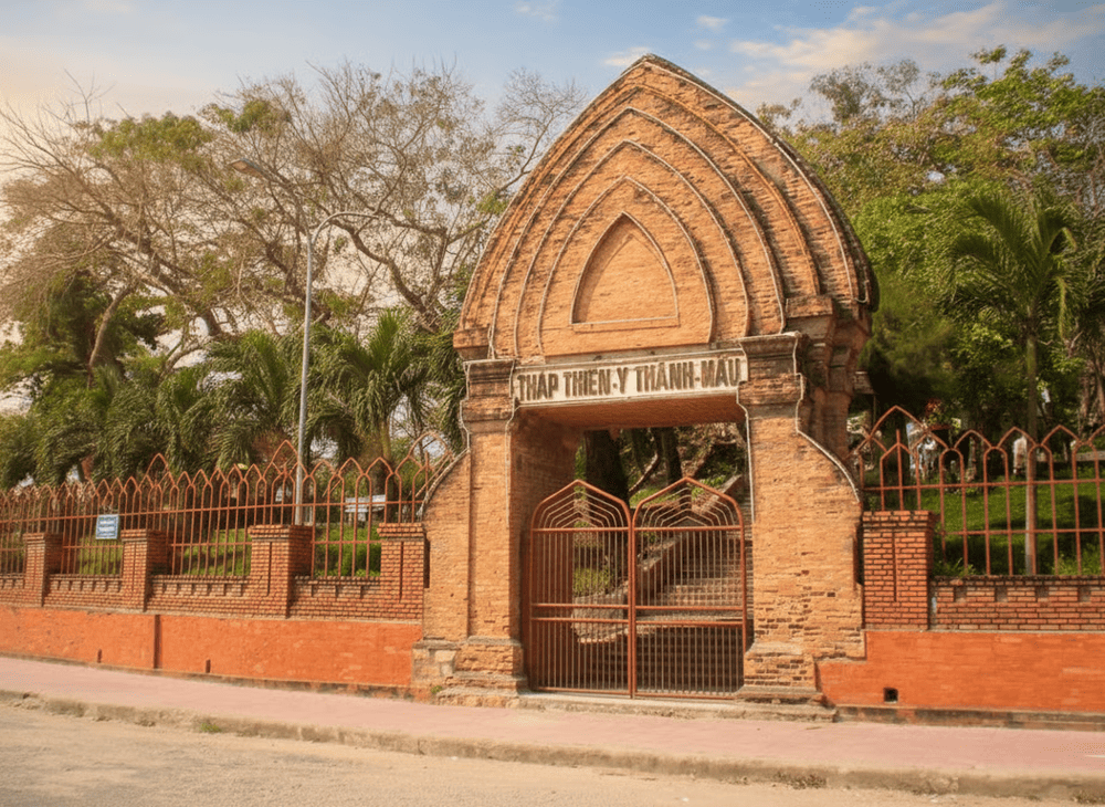 A view of the Gate Tower area, where only the ancient foundations remain